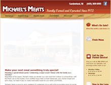 Tablet Screenshot of michaels-meats.com